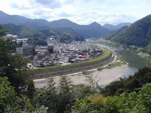 仙岩寺からの眺め　川本町