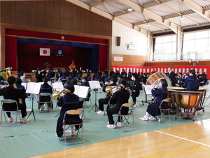 川本中学校入学式