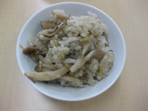 きのこご飯